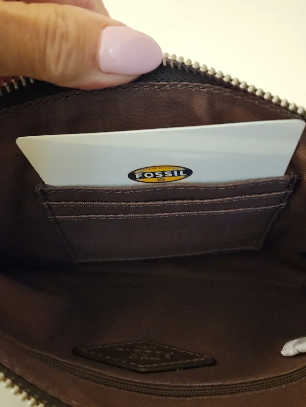 Fossil Dawson Crossbody (New) w/Free Gloria Vanderbilt Change Purse